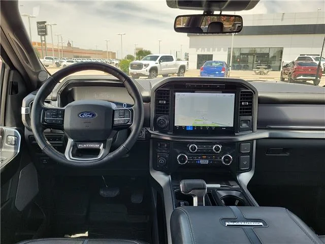 Used 2024 Antimatter Blue Metallic Ford Platinum 4x4 SuperCrew Cab 5.5 ft. box 145 in. WB image 12