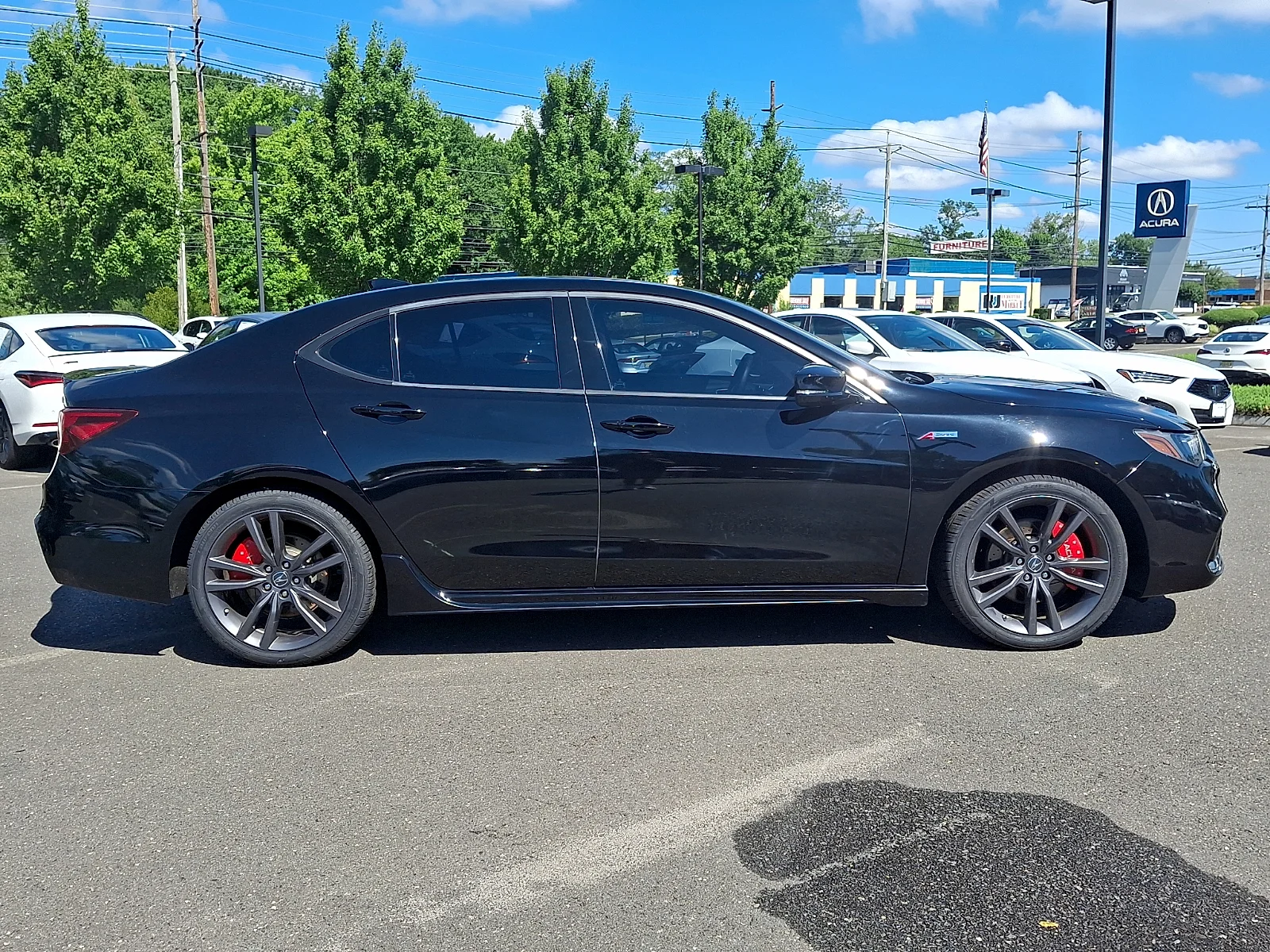 Used 2018 Crystal Black Pearl Acura AWD A-SPEC with Technology Package image 7