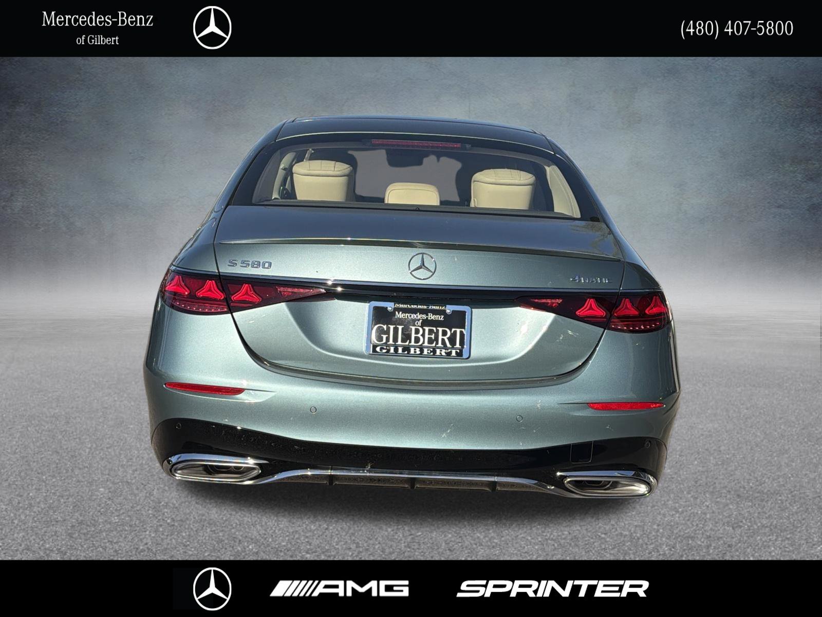 New 2027 Verde Silver Metallic Mercedes-Benz S 580 image 5