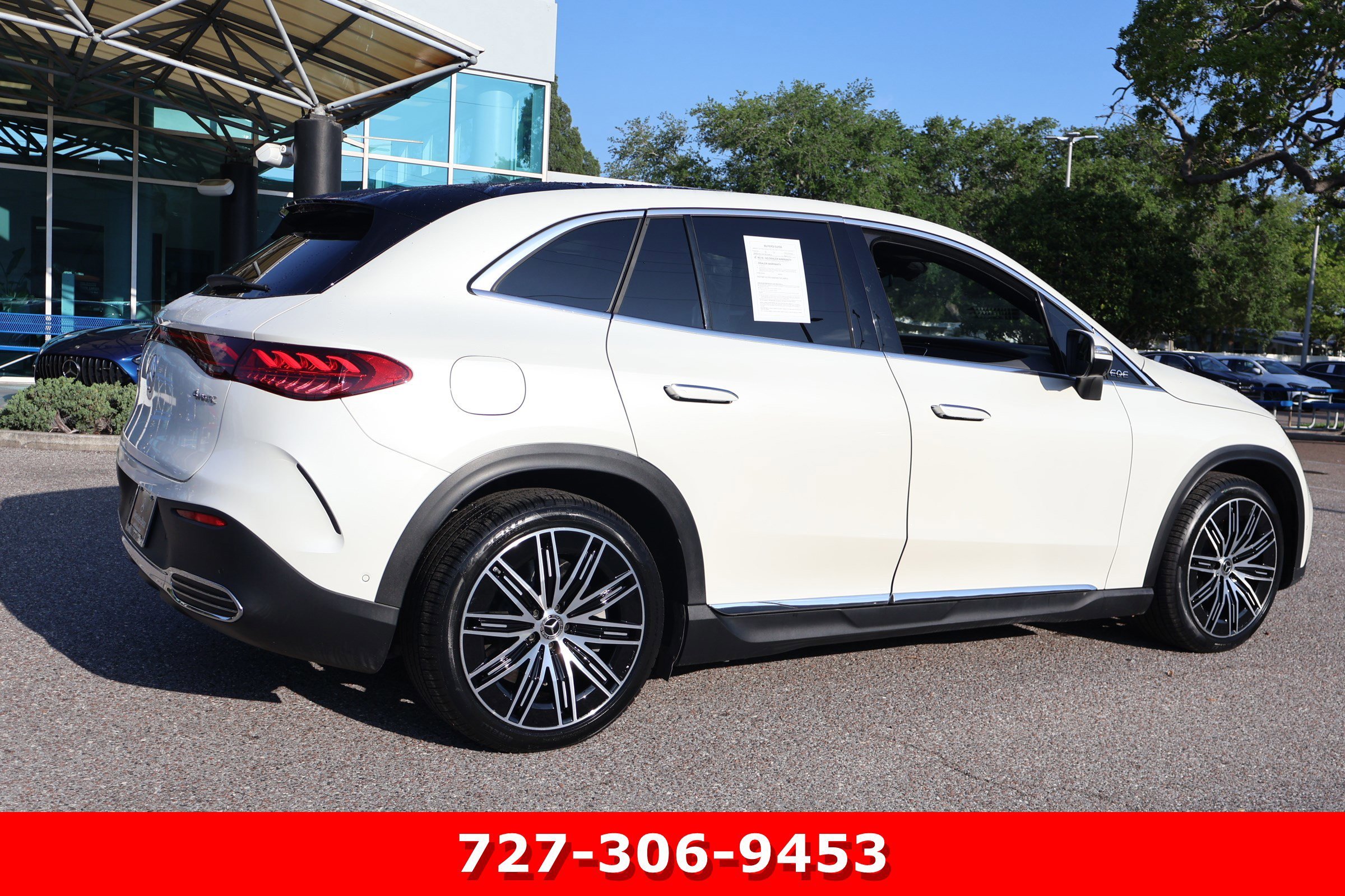 Certified Used 2023 MANUFAKTUR Diamond White Metallic Mercedes-Benz EQE 350 image 10