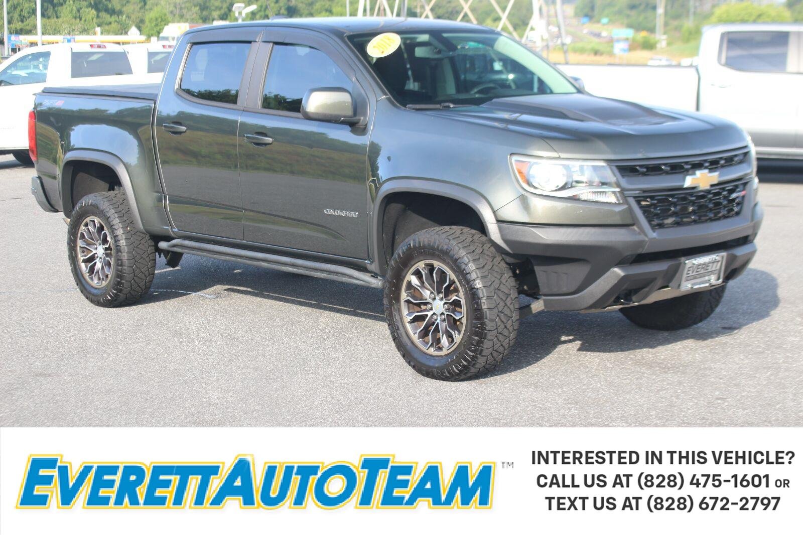 Used 2018 DEEPWOOD GREEN METALLIC Chevrolet 4WD ZR2 image 1