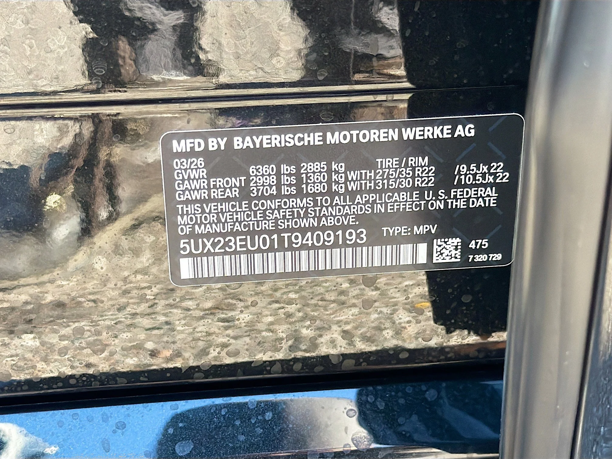 New 2026 Black Sapphire Metallic BMW xDrive40i image 42