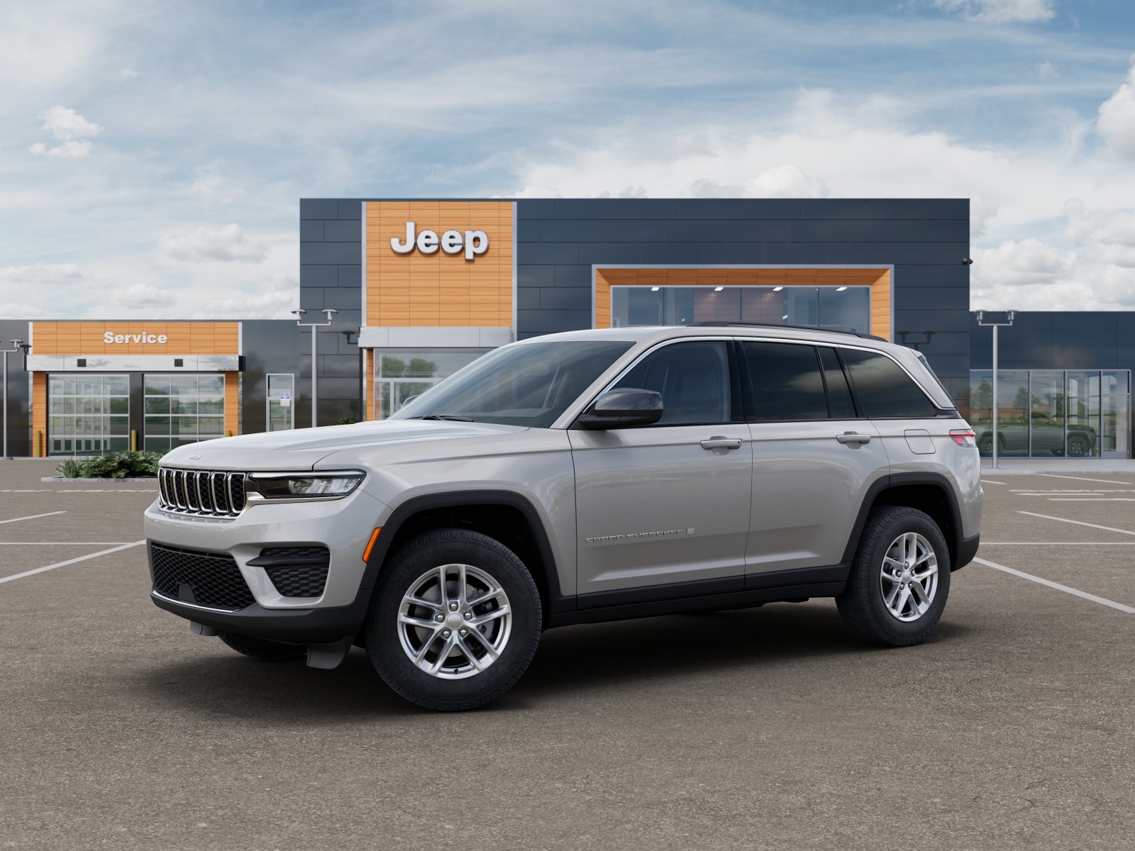 New 2025 Silver Zynith Exterior Paint Jeep Laredo X image 28