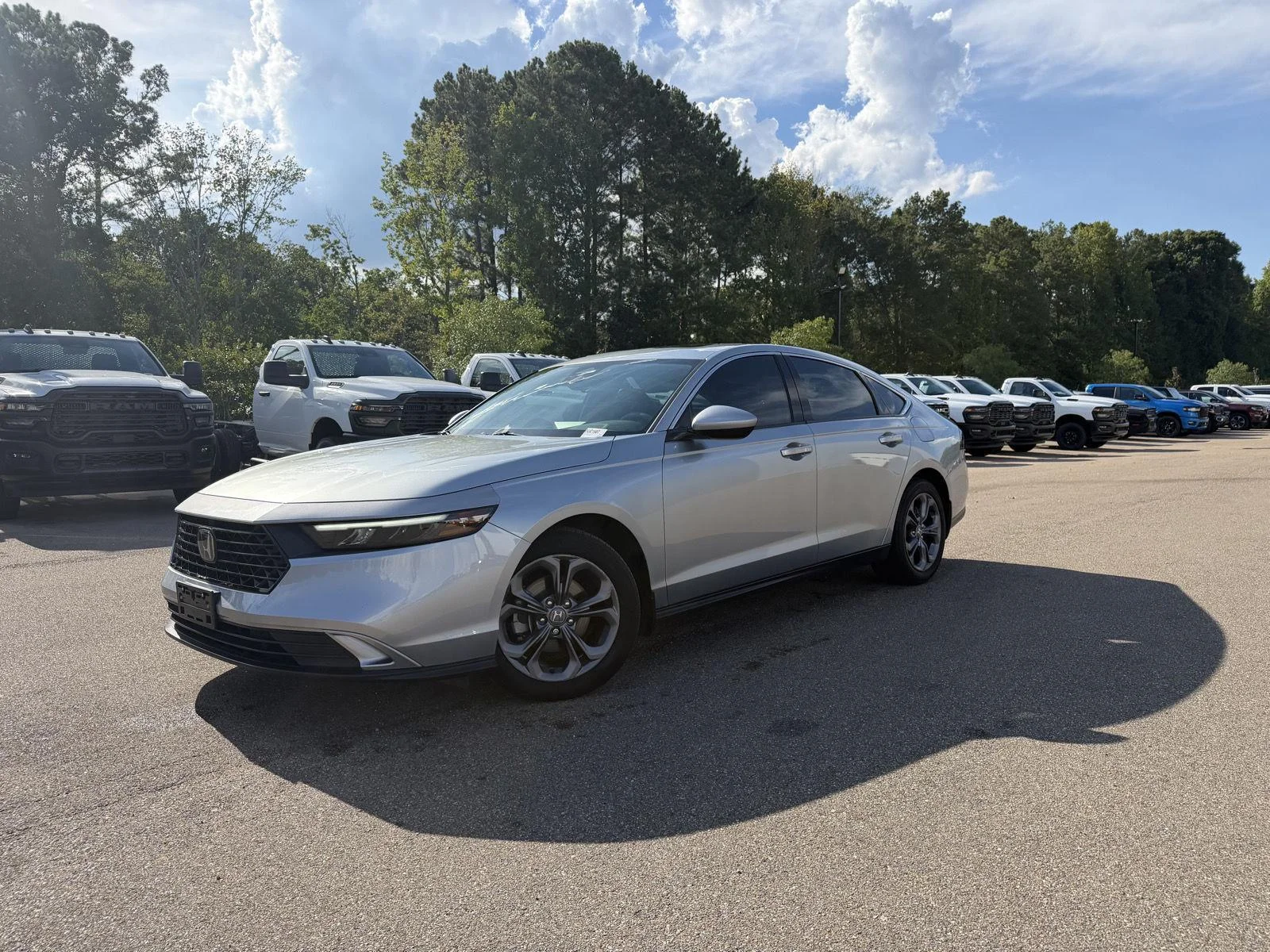Used 2024 Solar Silver Metallic Honda EX image 15