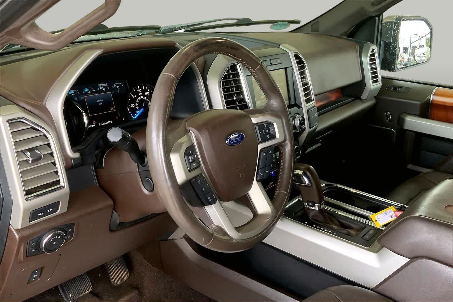 Used 2015 Tuxedo Black Metallic/Caribou Metallic Ford King Ranch image 18