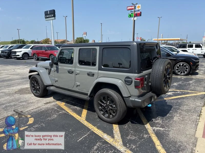 Used 2022 Sting-Gray Clearcoat Jeep Unlimit image 3