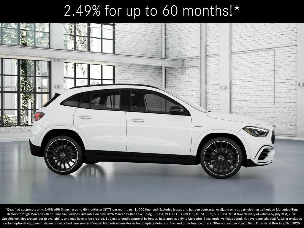 New 2026 Polar White Mercedes-Benz AMG® GLA 35 4MATIC SUV image 57