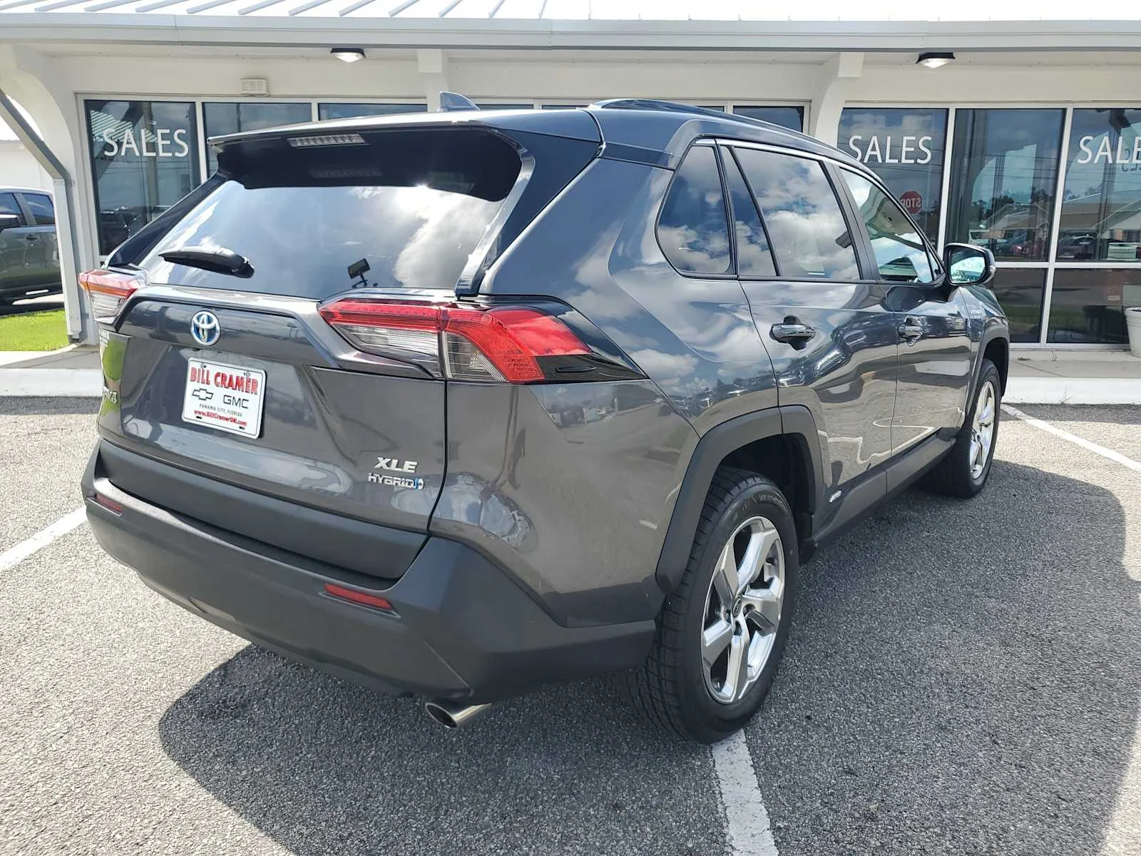 Used 2021 Gray Toyota Hybrid LE image 8