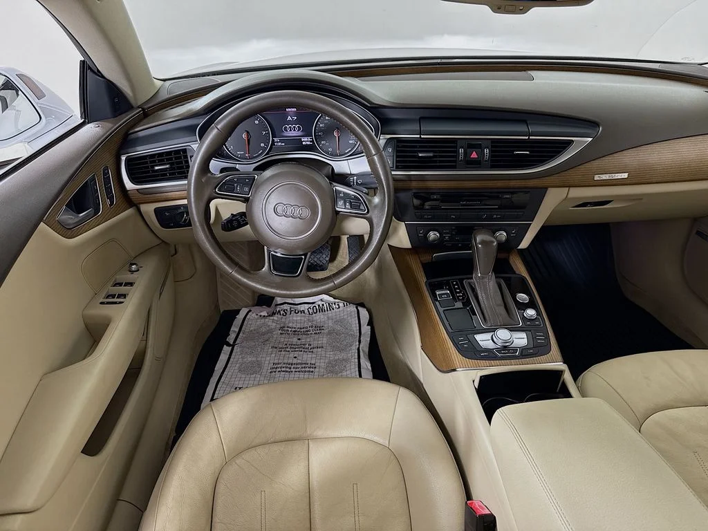 Used 2017 Glacier White Metallic Audi Premium Plus image 24
