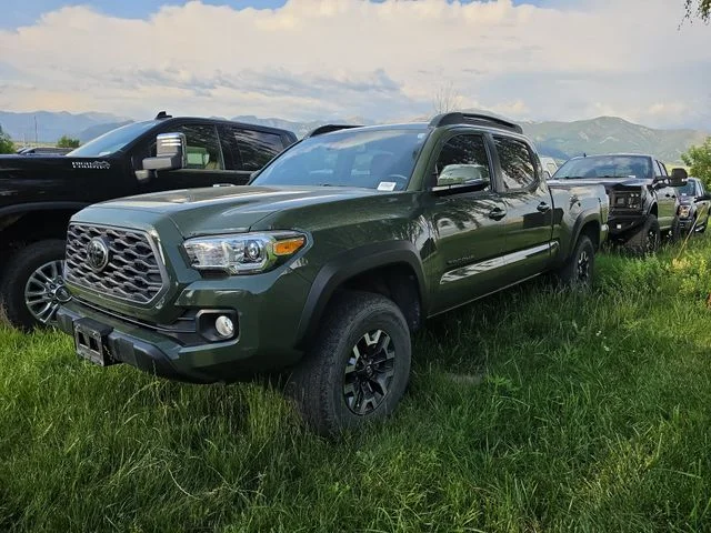 Used 2021 Army Green Toyota TRD Off-Road image 1