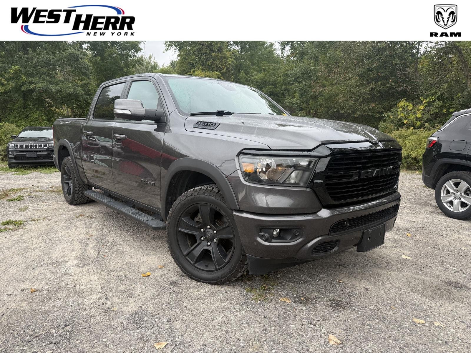 Used 2020 Granite Crystal Metallic Clearcoat Ram Big Horn image 1