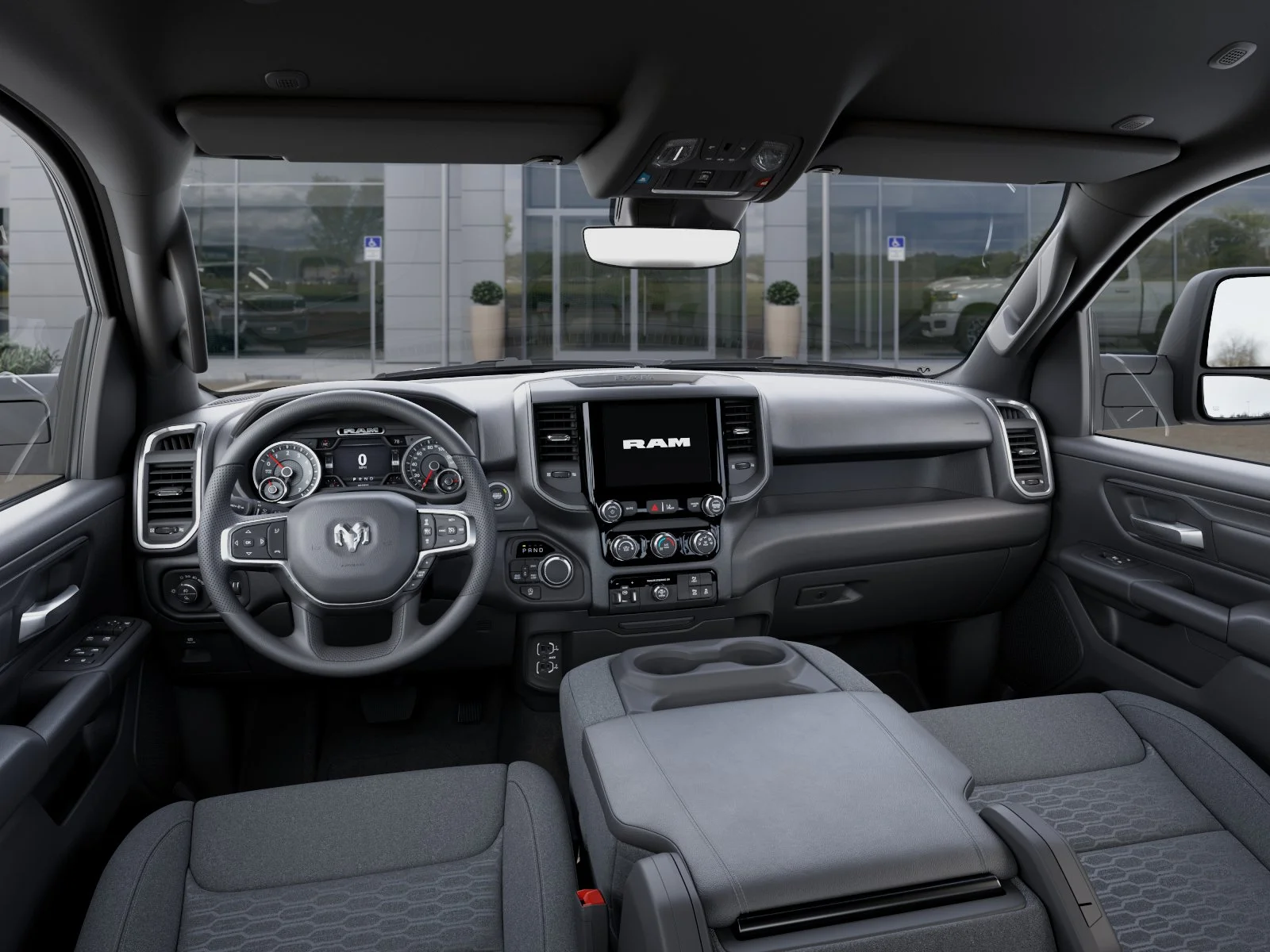 New 2026 Diamond Black Crystal Pearlcoat RAM Tradesman image 14