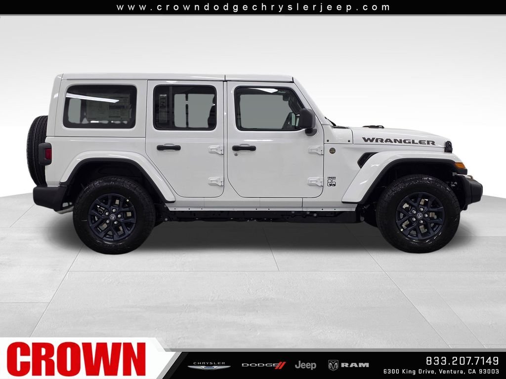 New 2026 Bright White Clear-Coat Exterior Paint Jeep 85th Anniversary Edition image 4