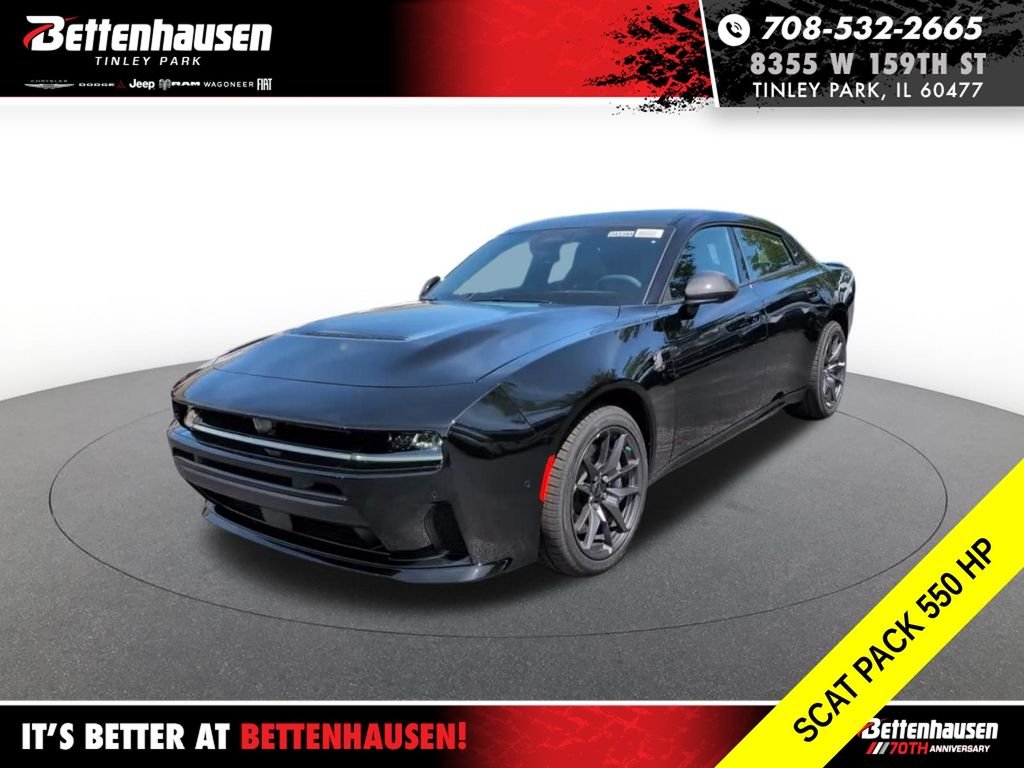 New 2026 Diamond Black Crystal Pearlcoat Dodge R/T Scat Pack image 1