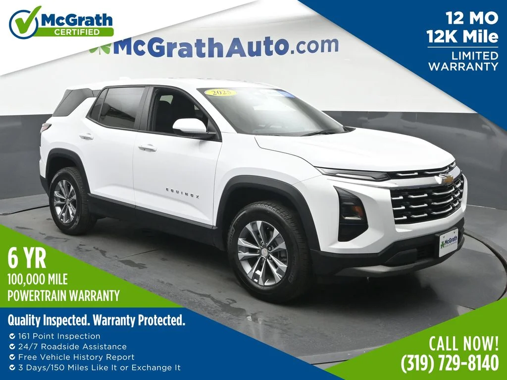 Certified Used 2025 White Chevrolet LT image 1