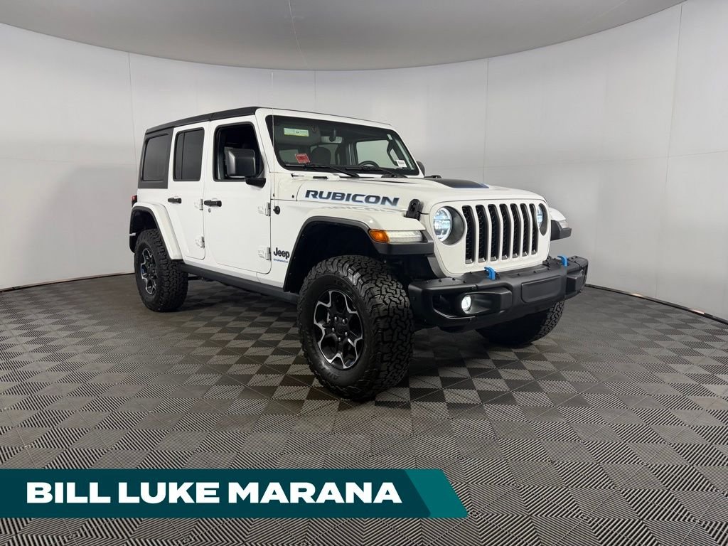 Used 2023 White Jeep Rubicon 4xe image 1