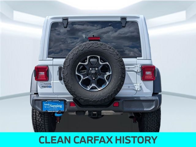 Used 2023 White Jeep Rubicon 4xe image 4