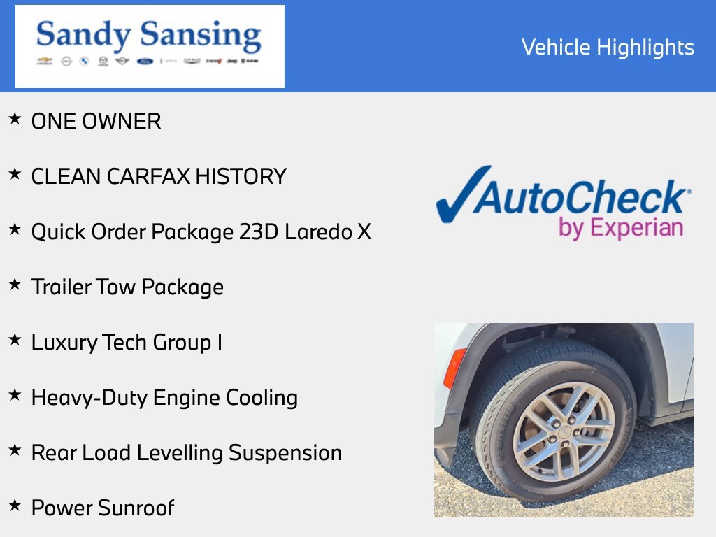 Used 2024 White Jeep Laredo image 7