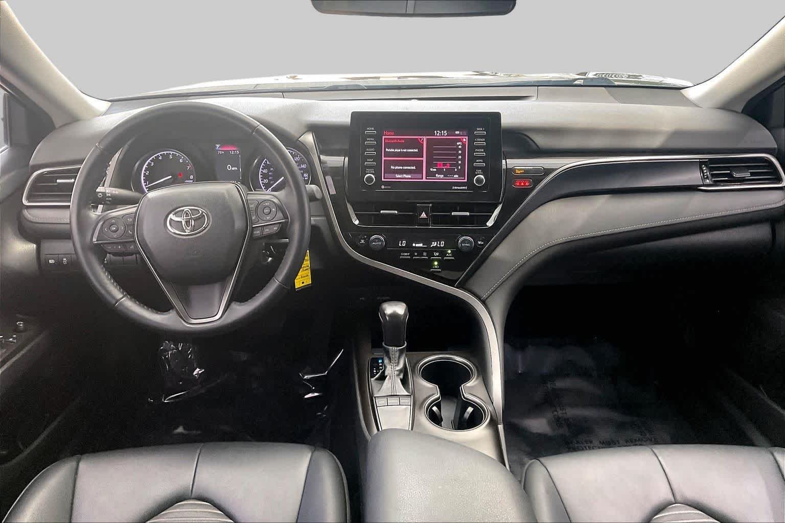 Used 2022 Midnight Black Metallic Toyota SE image 16