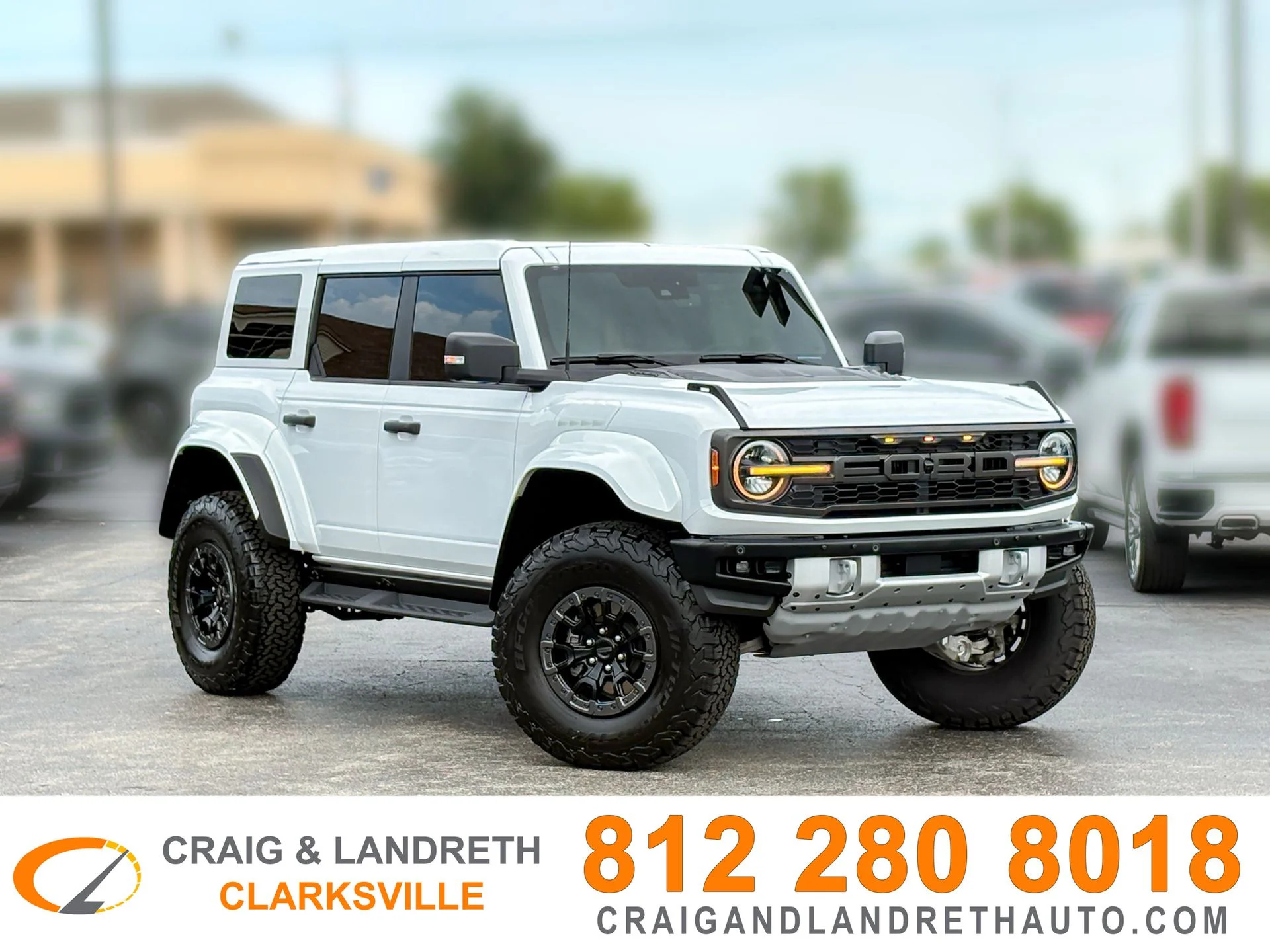 Used 2025 White Ford Raptor image 1