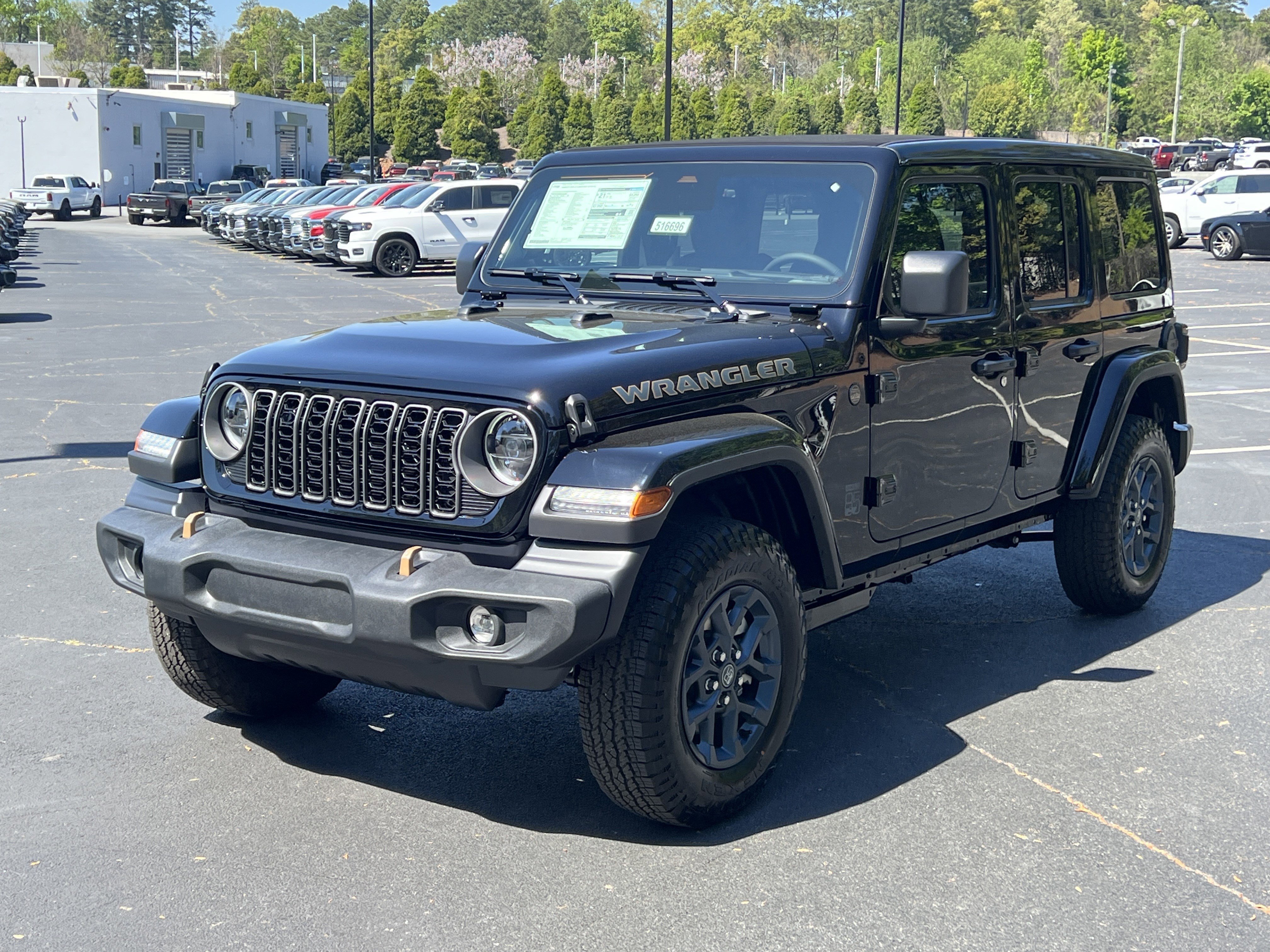 New 2026 Black Clearcoat Jeep Sport image 3