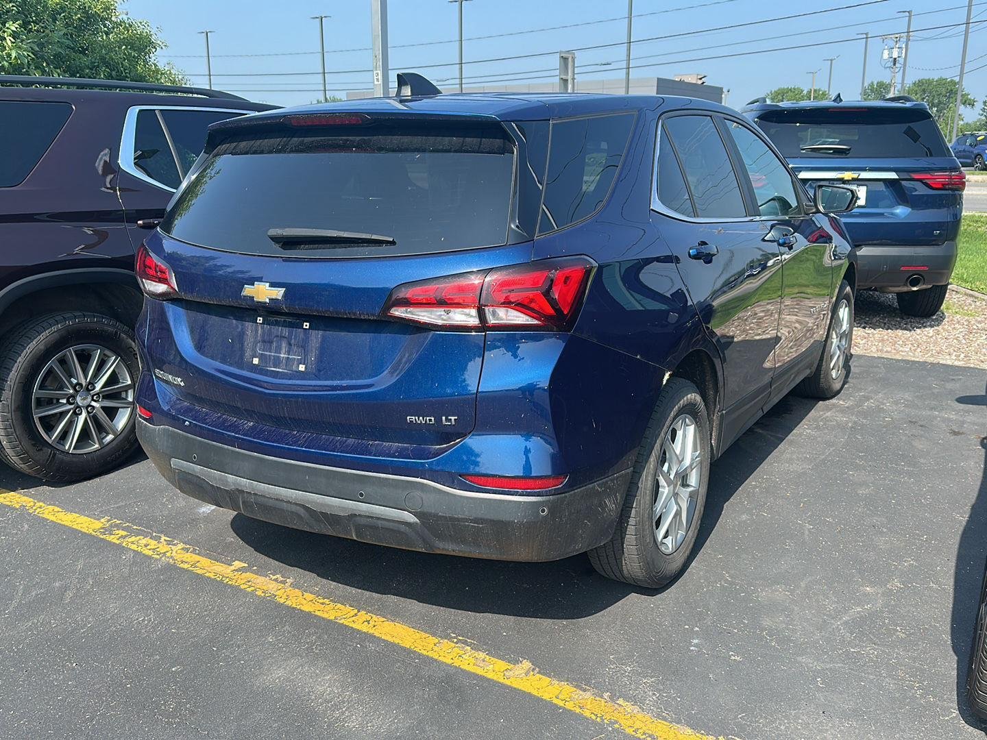 Used 2022 Blue Glow Metallic Chevrolet LT image 2