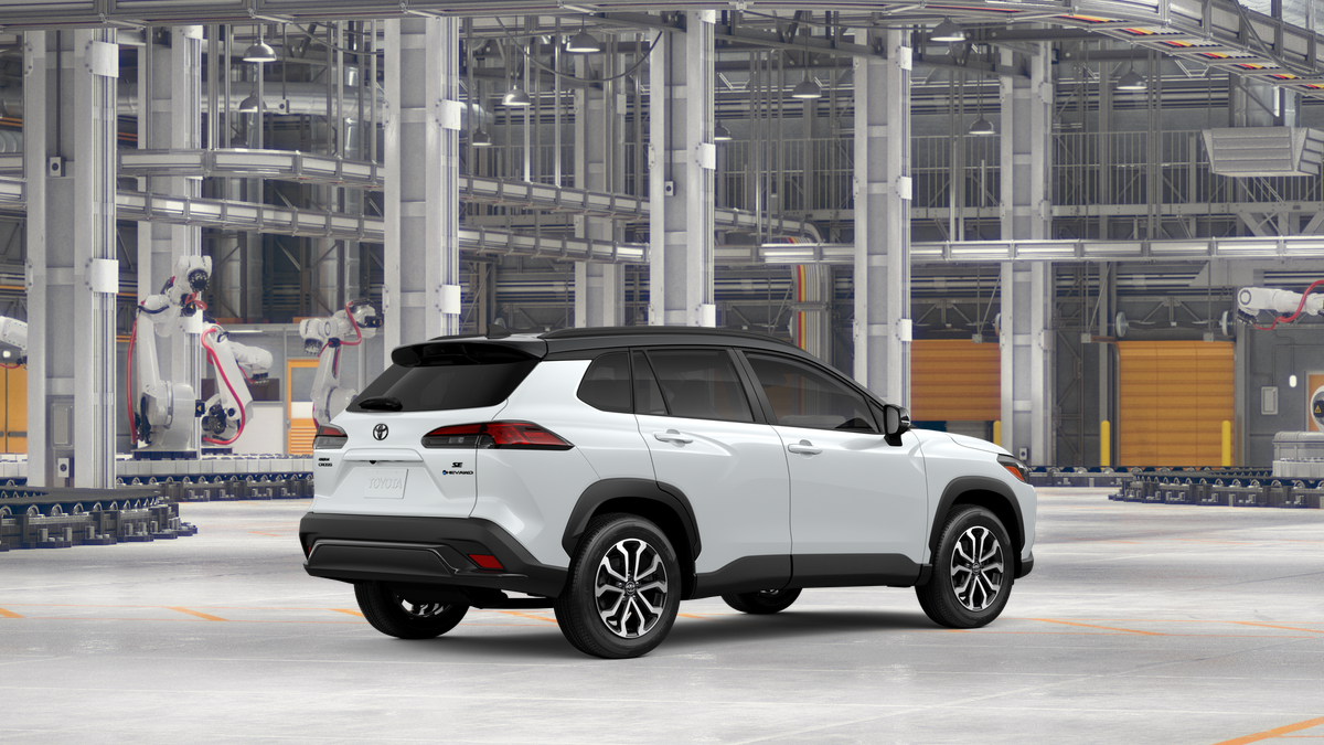 New 2026 Wind Chill Pearl with Jet Black roof Toyota Hybrid SE image 18