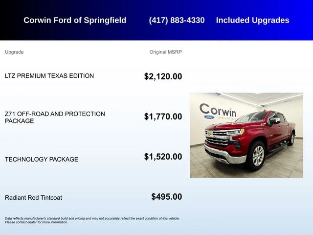 Used 2023 Radiant Red Chevrolet LTZ image 5
