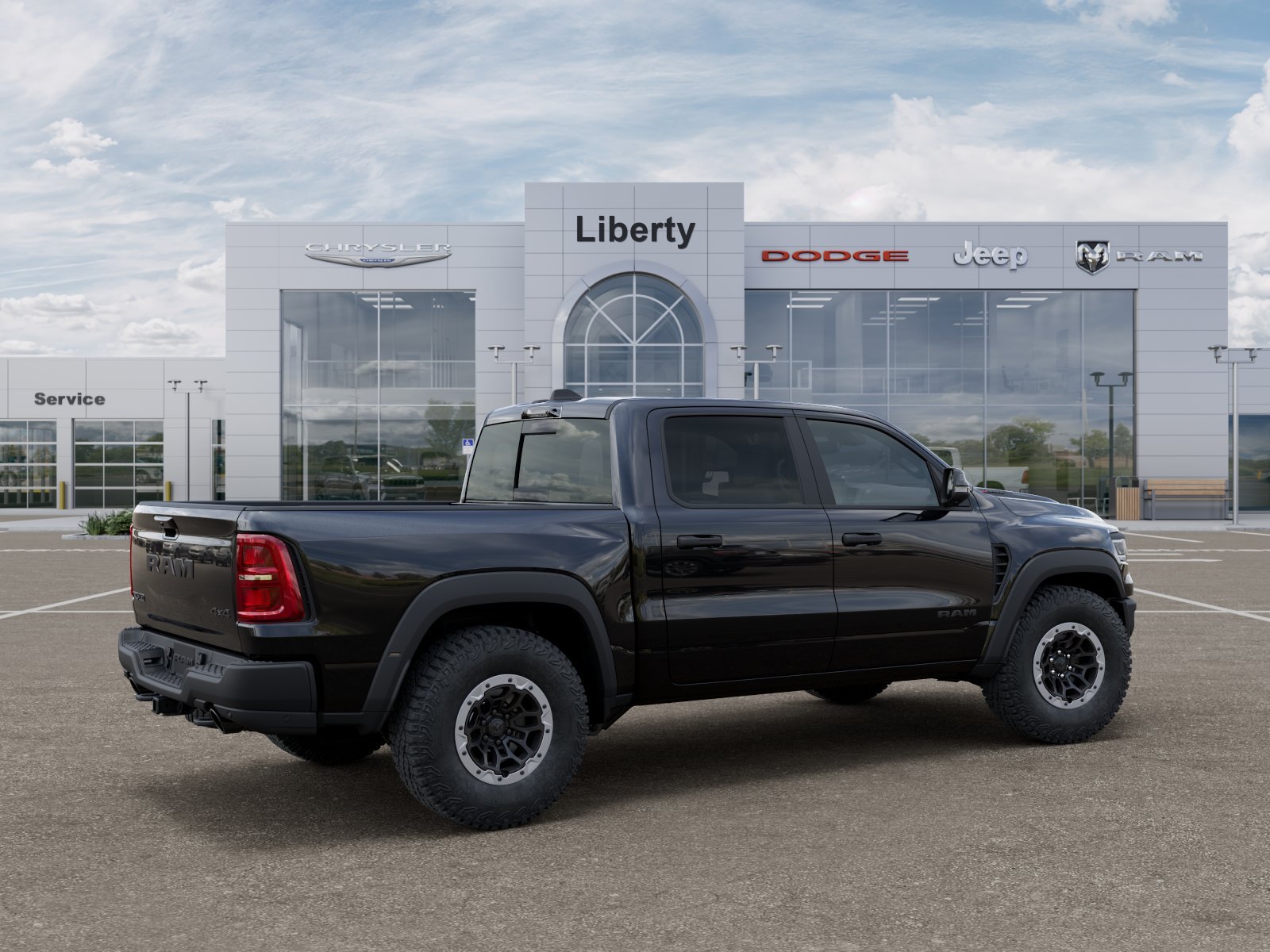 New 2026 Diamond Black Crystal Pearl-Coat Exterior Paint RAM RHO image 43