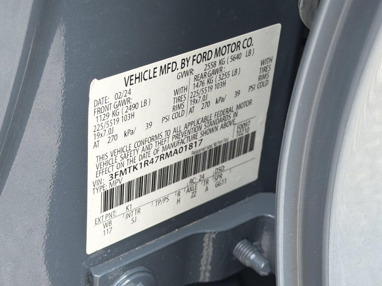 Certified Used 2024 Vapor Blue Ford Select image 32
