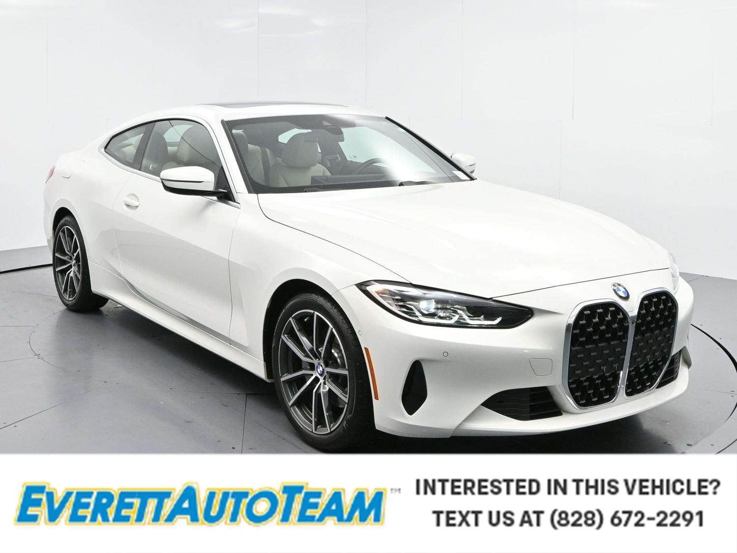 Alpine White 2024 BMW 4 Series Coupe All-Wheel Drive Automatic
