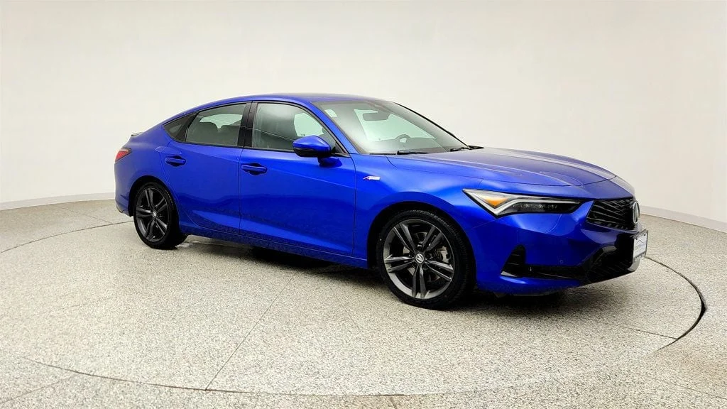 Used 2023 Apex Blue Pearl Acura Manual w/A-Spec Technology Package image 3