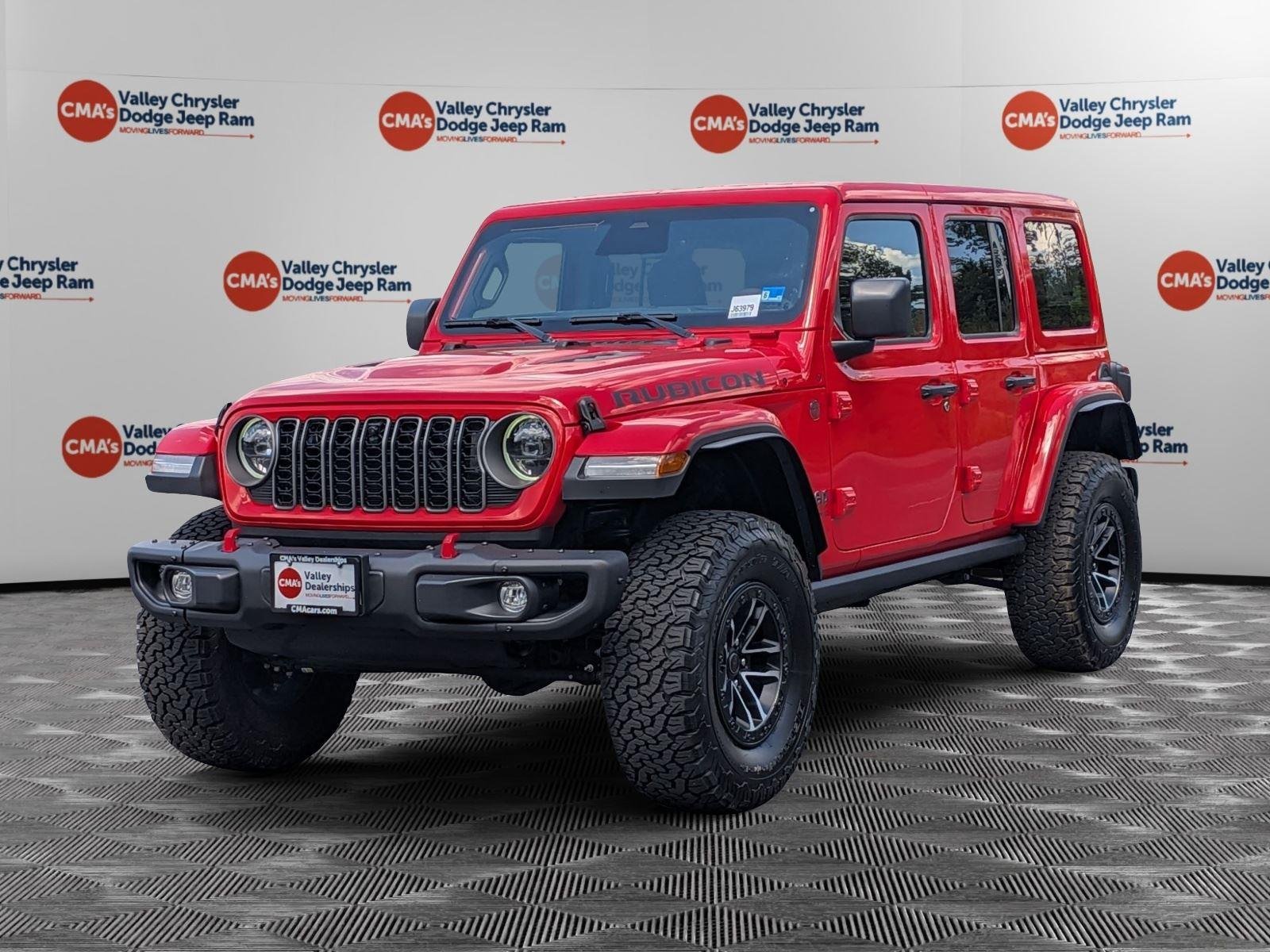 New 2026 Firecracker Red Clear-Coat Exterior Paint Jeep Rubicon X image 1