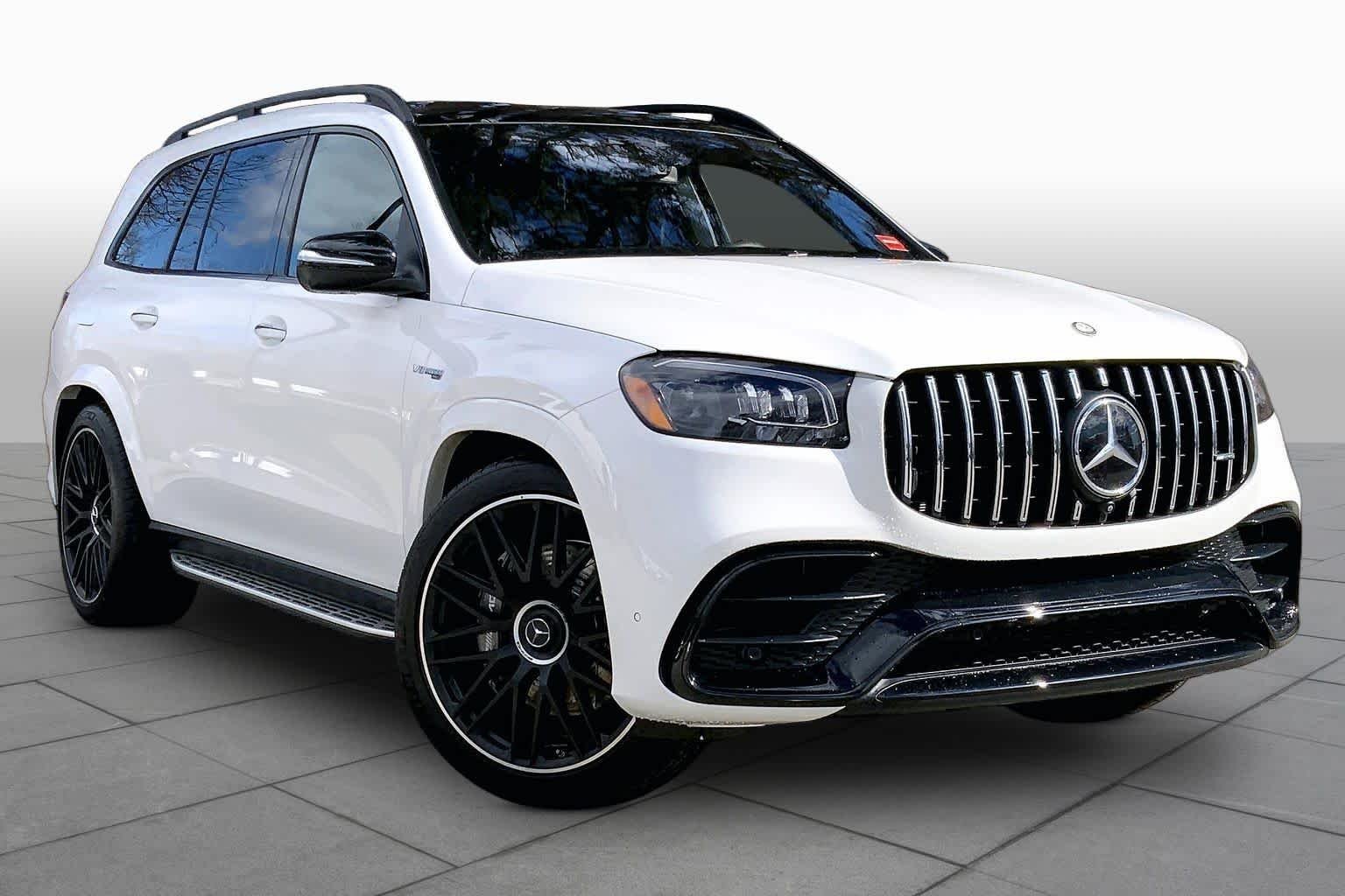 Used 2025 MANUFAKTUR Moonlight White Metallic Mercedes-Benz AMG® GLS 63 image 3