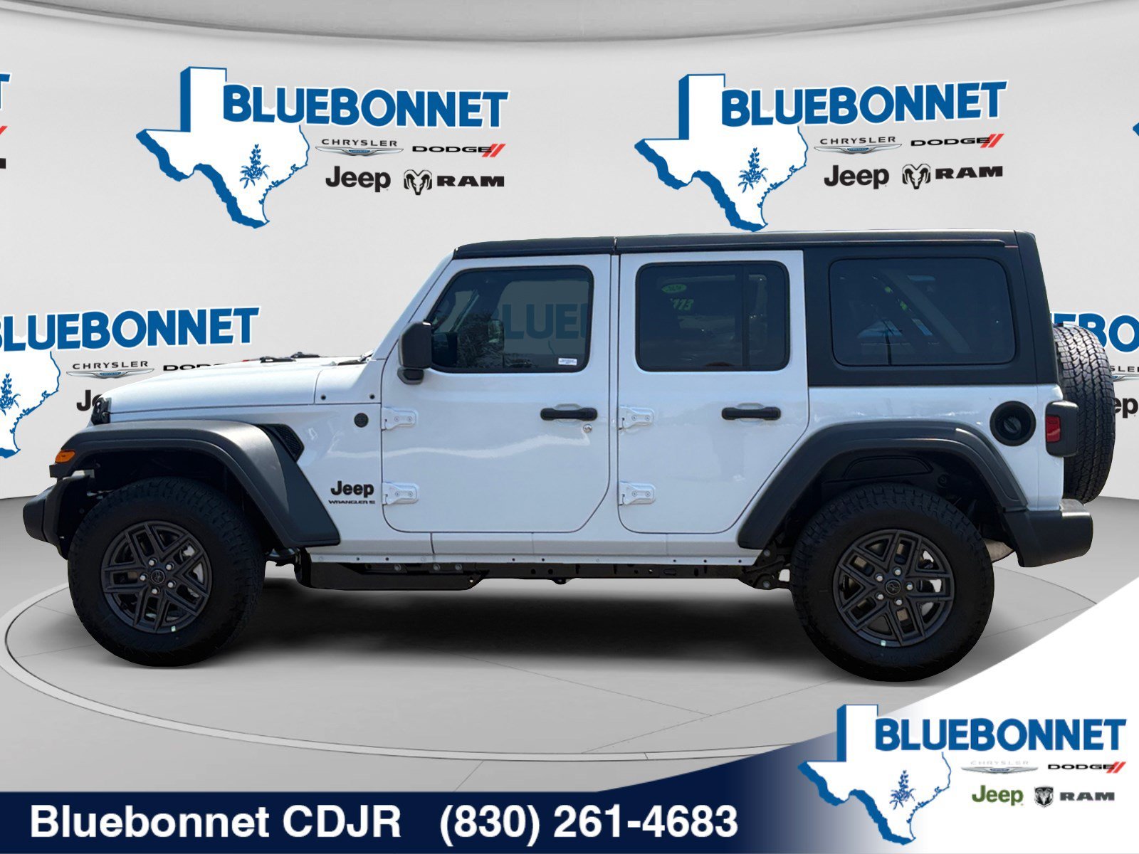 New 2026 Bright White Clear-Coat Exterior Paint Jeep Sport S image 8