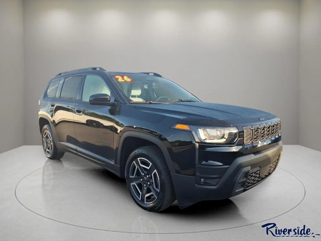 New 2026 Diamond Black Crystal Pearlcoat Jeep Laredo image 1