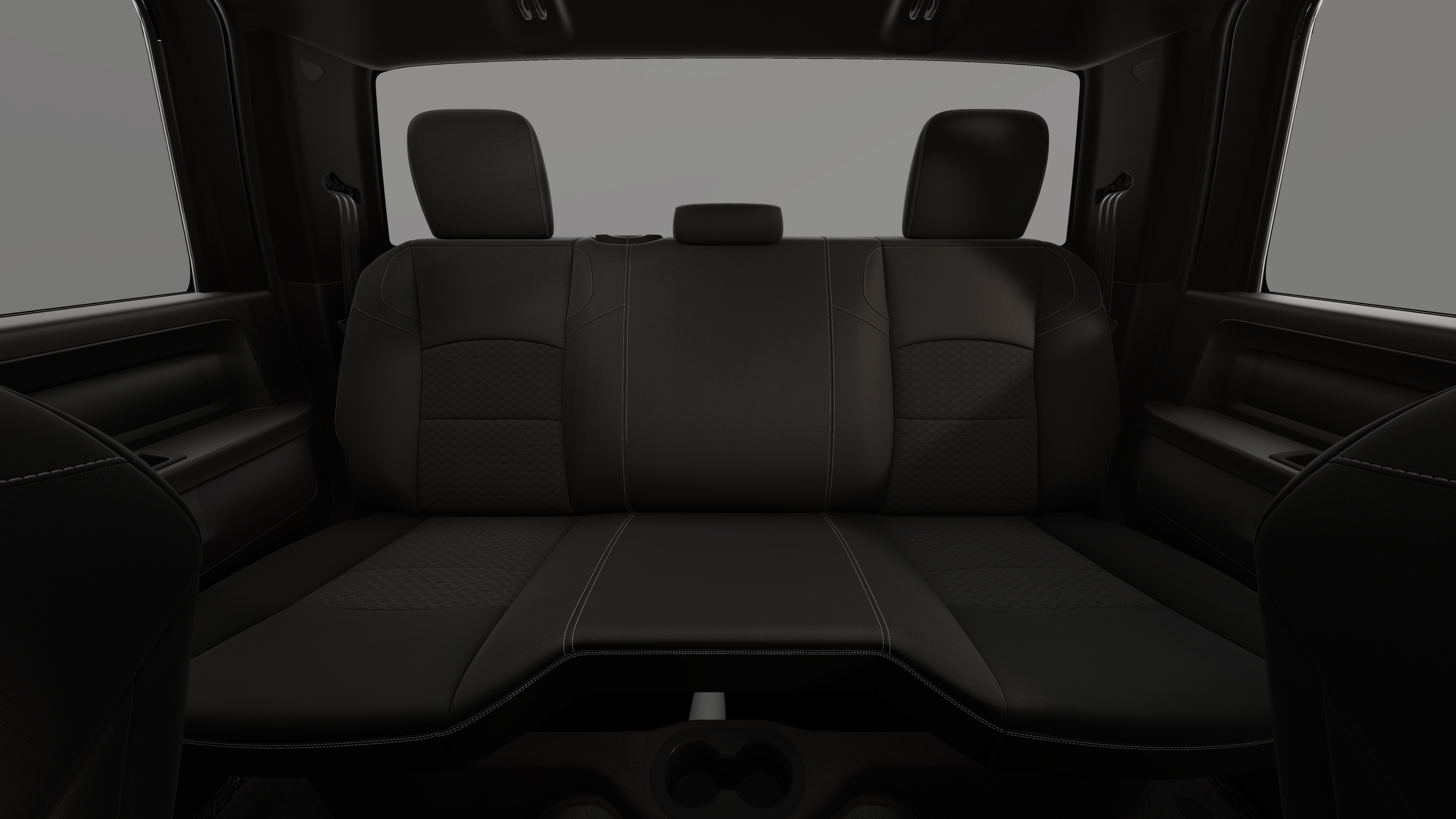 New 2026 Diamond Black Crystal Pearl-Coat Exterior Paint RAM Tradesman image 15
