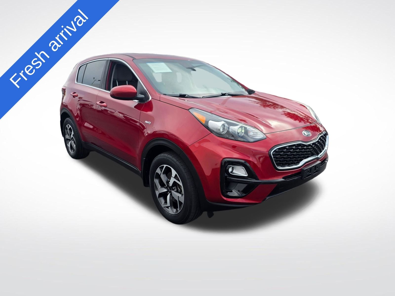 Used 2021 Hyper Red Kia LX image 1