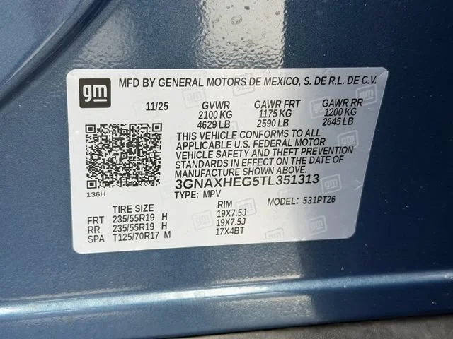 New 2026 Lakeshore Blue Metallic Chevrolet LT image 10