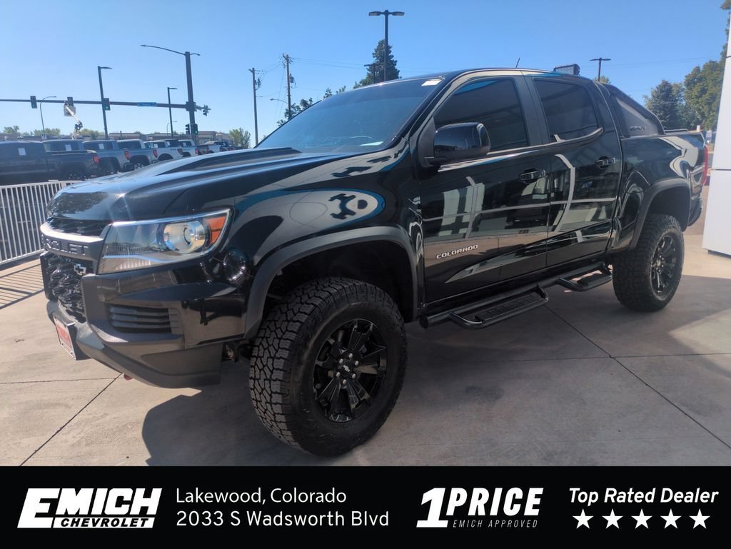 Used 2021 BLACK Chevrolet 4WD ZR2 image 1