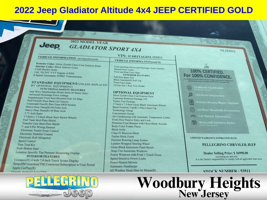 Certified Used 2022 Silver Jeep Sport image 9