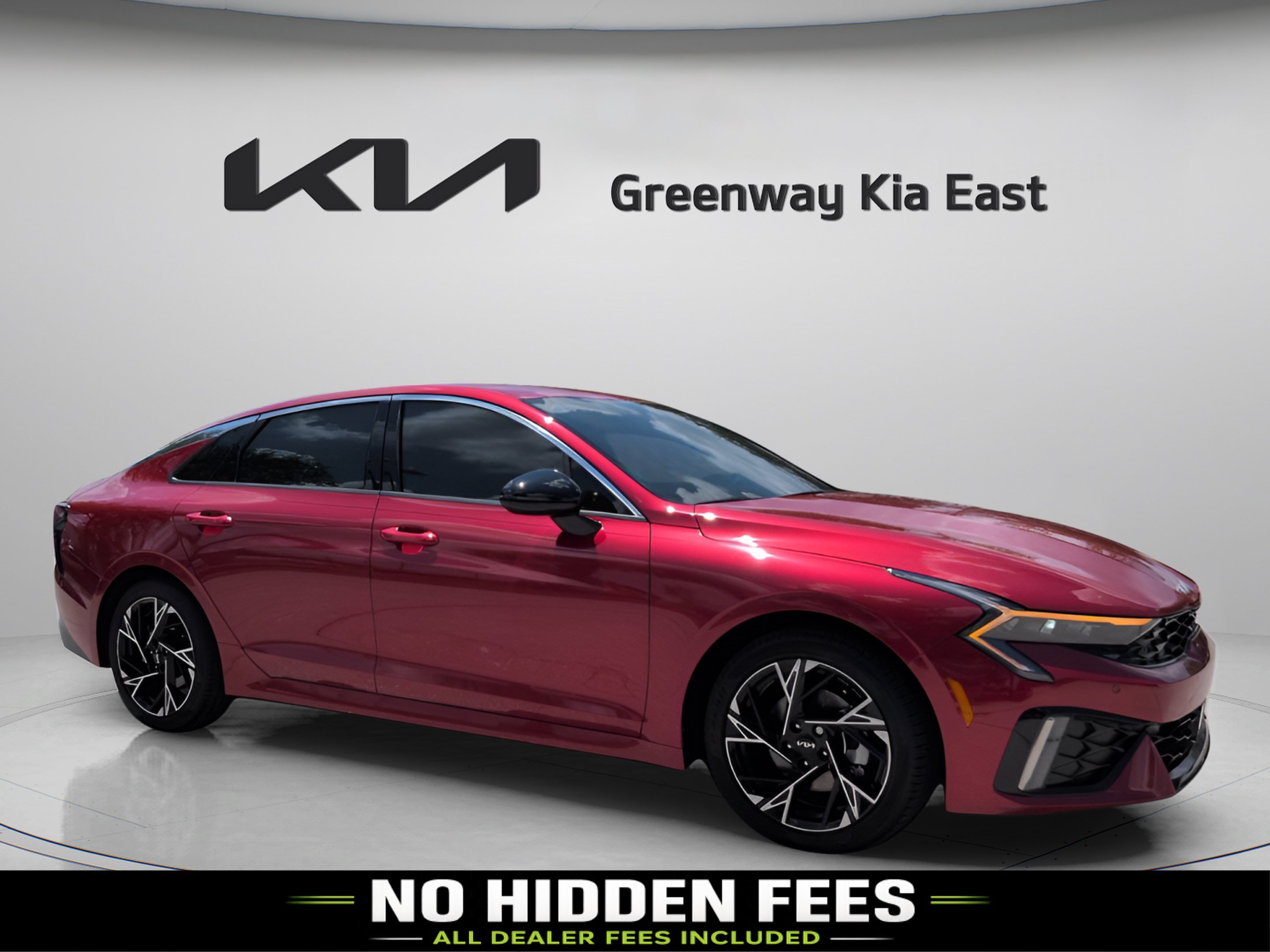 Certified Used 2025 Runway Red Kia GT-Line image 1