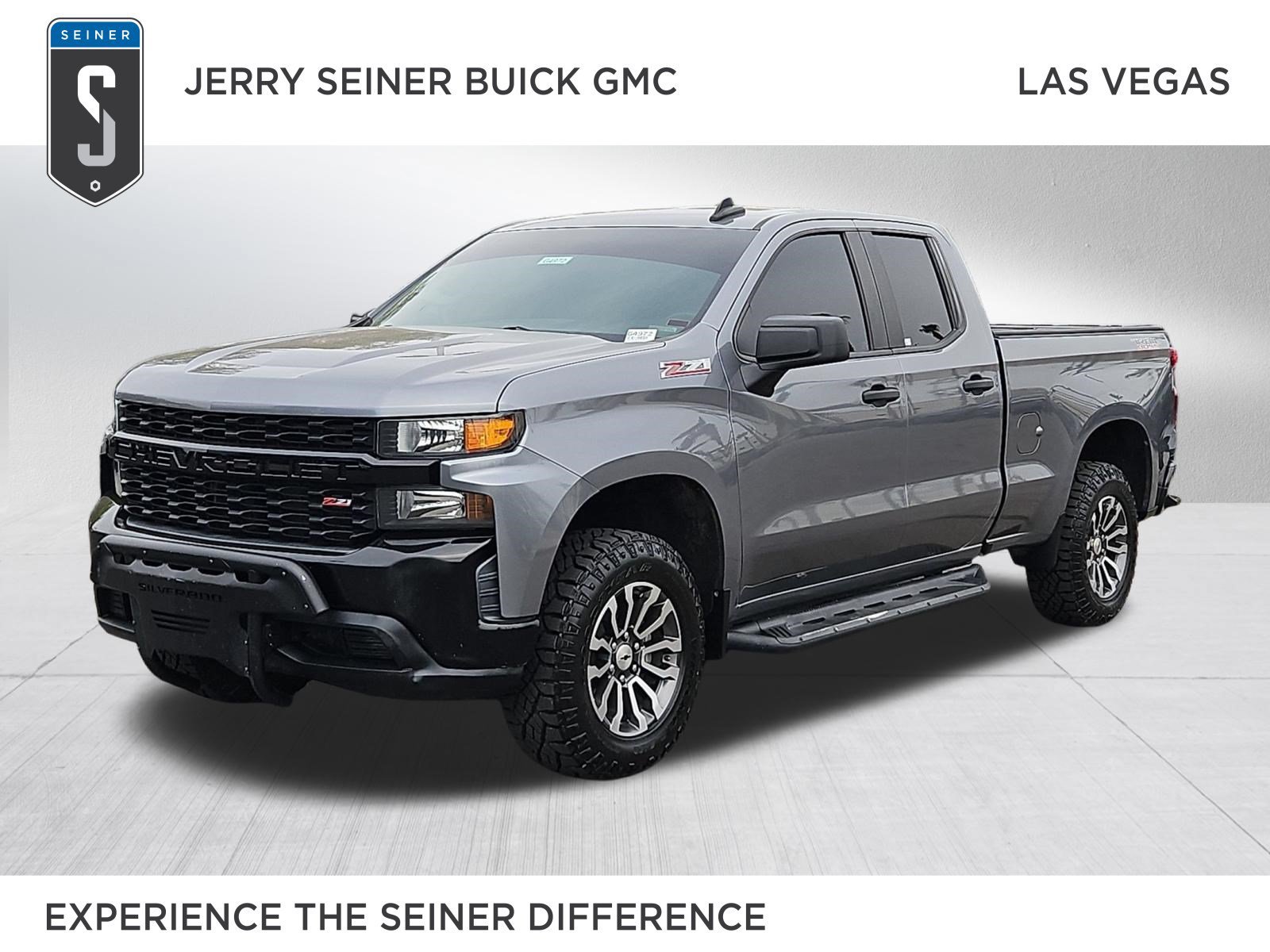 Used 2019 SATIN STEEL METALLIC Chevrolet Custom Trail Boss image 1