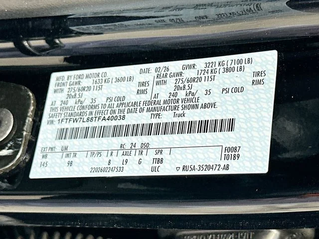 New 2026 Black Metallic Ford Platinum image 21