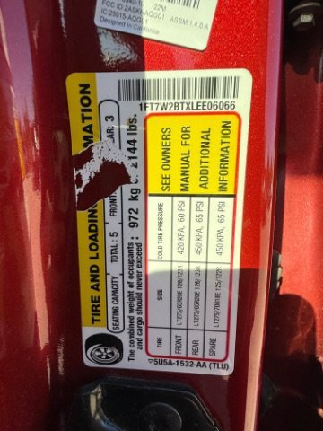 Used 2020 Red Ford Platinum image 26