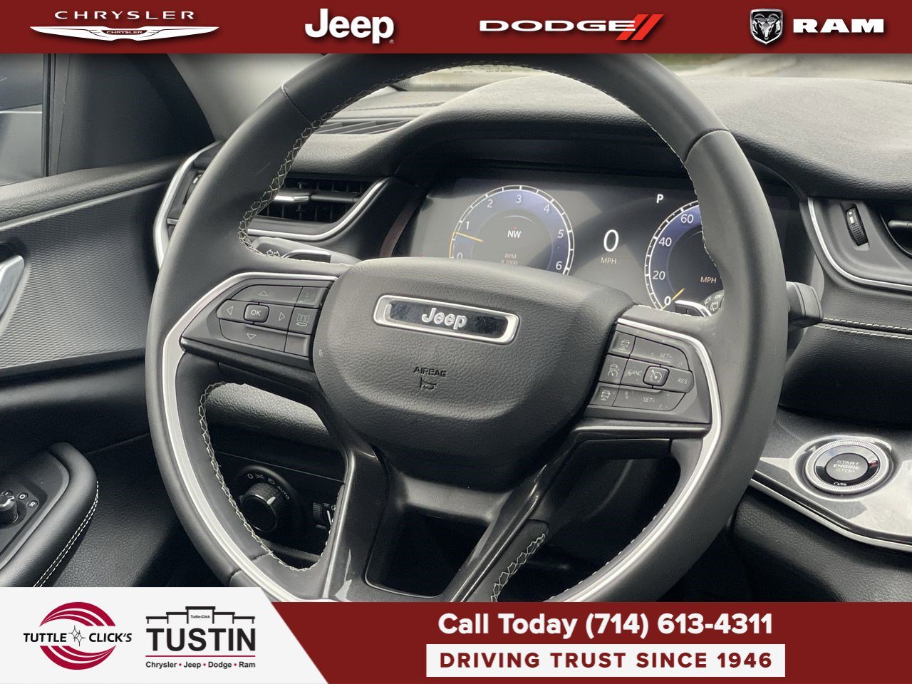 Used 2023 Bright White Clearcoat Jeep Laredo image 15