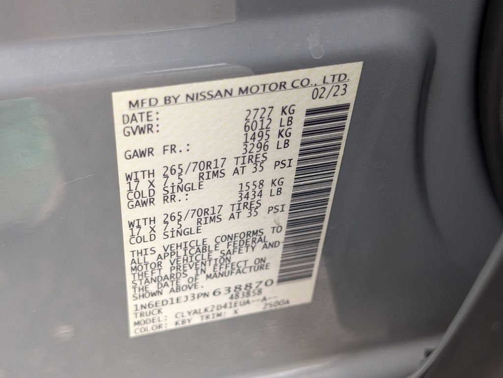 Used 2023 Gray Nissan PRO-X image 30