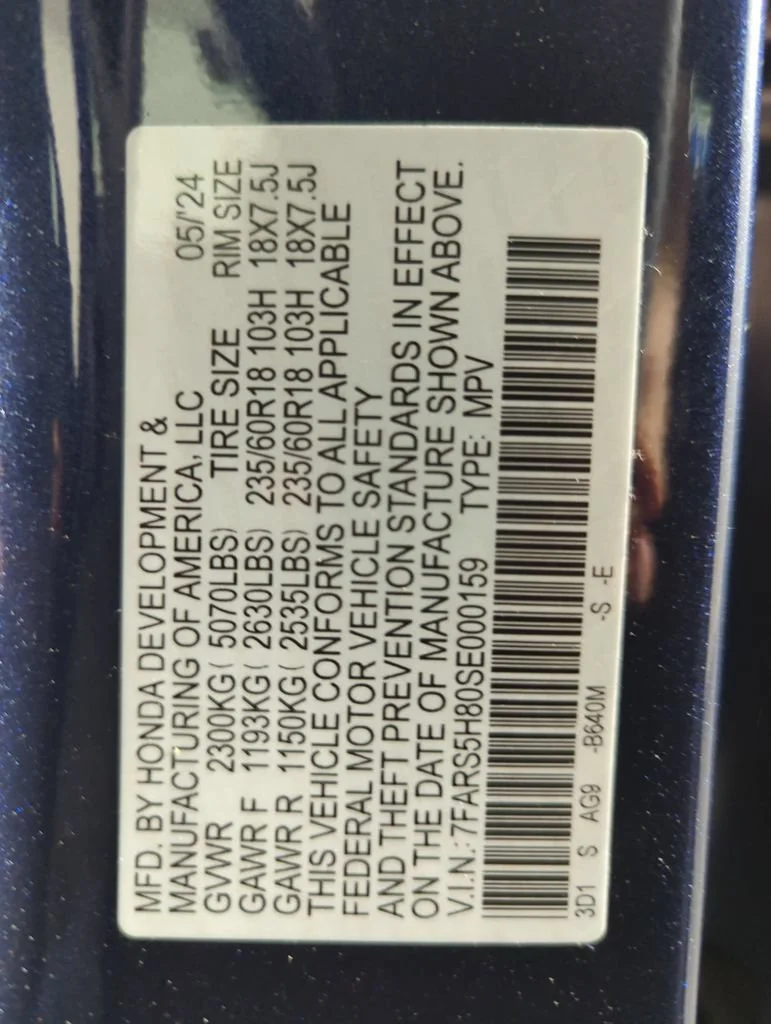 Certified Used 2025 Canyon River Blue Metallic Honda HYBRID 2WD SPORT-L image 58