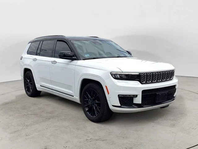 Used 2023 Bright White Clearcoat Jeep Summit image 7