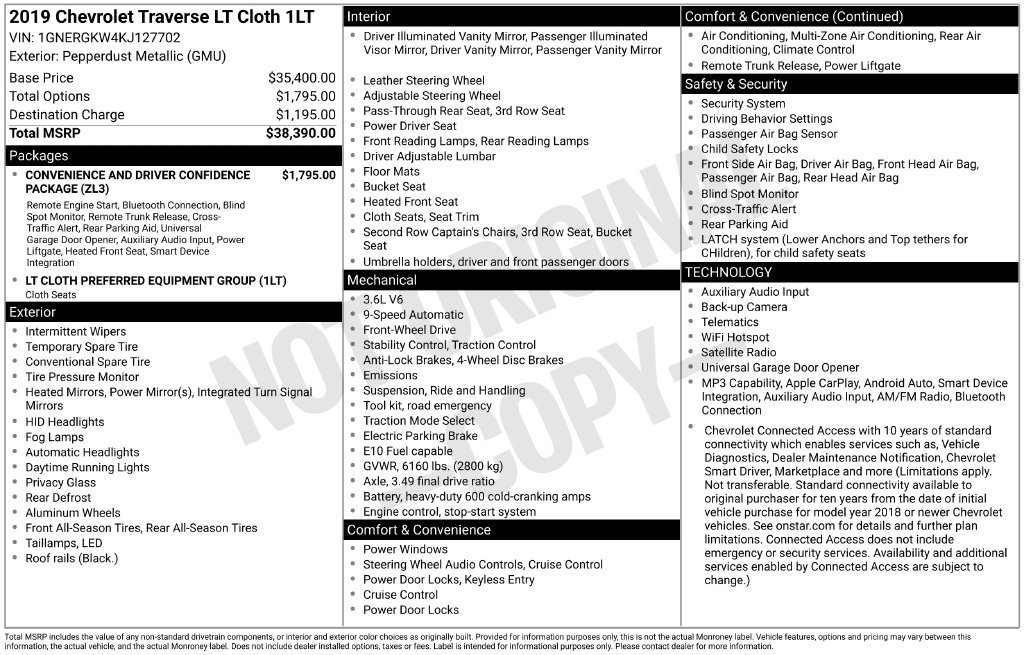 Used 2019  Chevrolet LT image 13